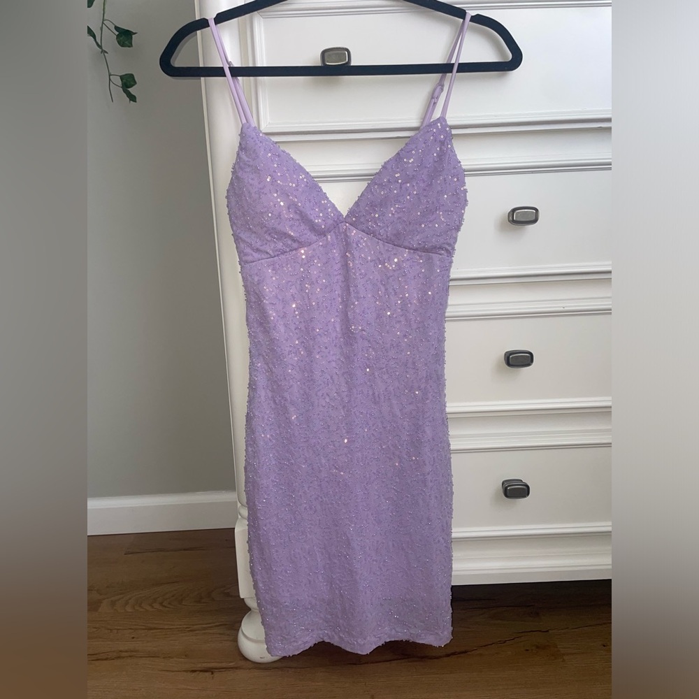 Windsor Lilac Sequin Dress
